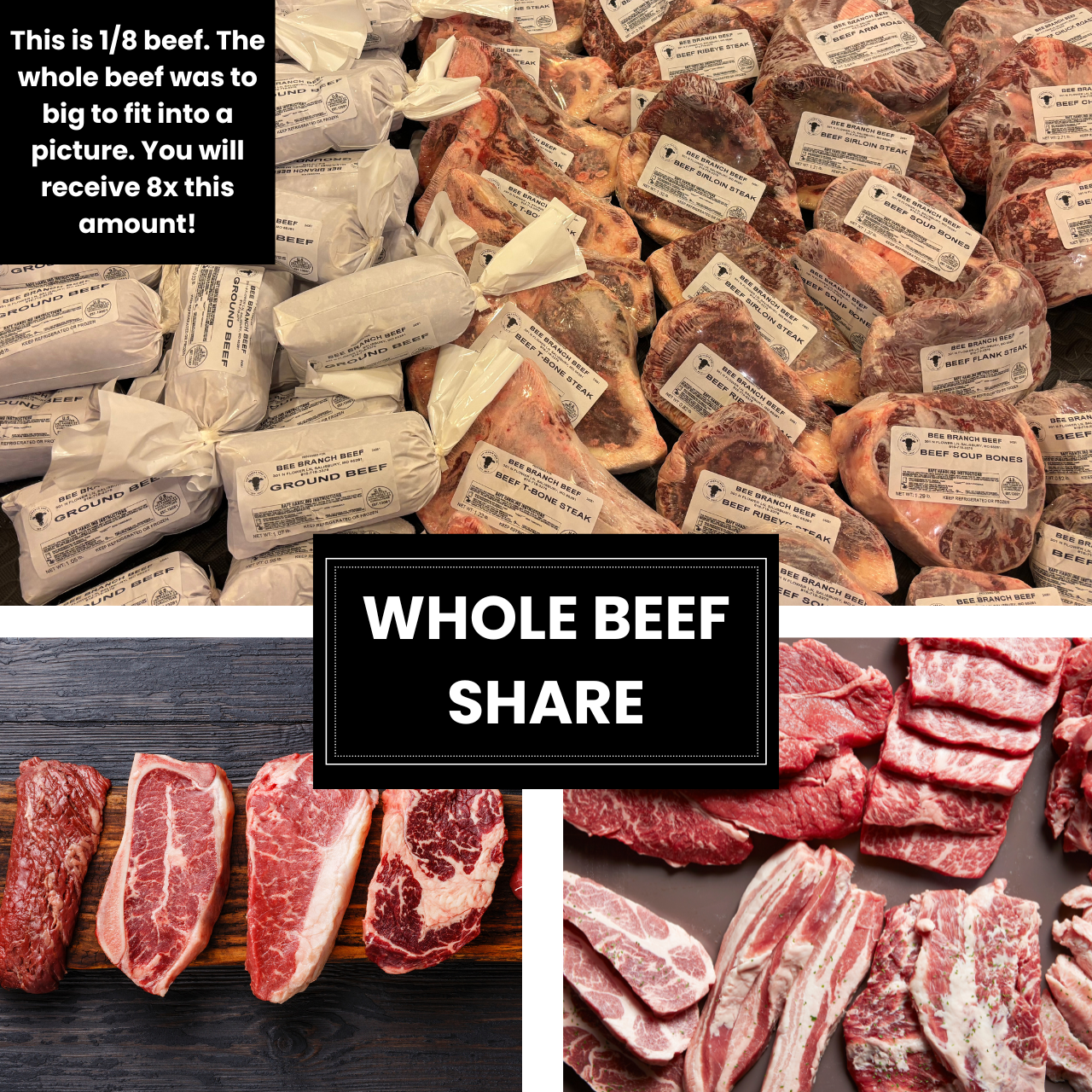 Whole Beef + FREE Freezer (Optional Deposit)